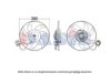 OPEL 22915714 Fan, radiator